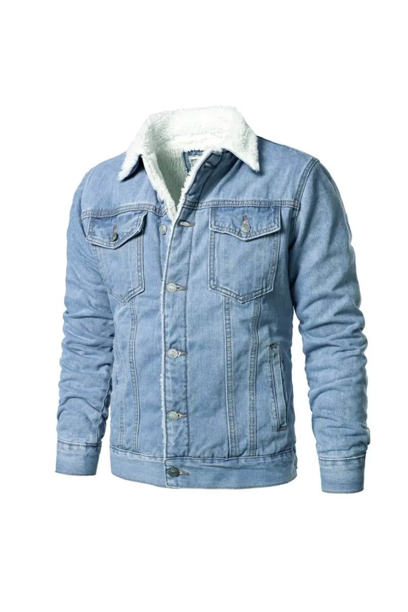 Maverick Sherpa Denim Jacket